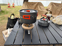 原始人户外炉头便携式卡式炉气化炉野外露营野炊烧烤炉 五芯猛火炉+烧水壶（1.6L） 实拍图