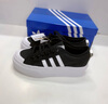 adidas NIZZA PLATFORM厚底增高运动帆布鞋男女阿迪达斯三叶草   一号黑/白   38.5 实拍图