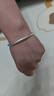 顺庆银楼9999足银传承古法银手镯男女情侣款镯子送妈妈女友中秋节礼物单只 古法银镯20克-56mm配证书 实拍图