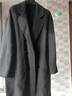 伯爵卓尔羊毛双面呢大衣男中长款2024秋冬新款通勤男装呢子外套 山岩灰 2XL (185) 实拍图