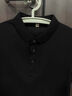 以纯2025夏季新款高端男士POLO衫短袖纯色商务休闲透气款短袖上衣男 9958黑色  常规 M 【90-115斤】 实拍图