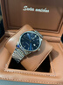 歐米茄瑞士认证手表男士机械表大方时尚镶钻奢华高档超薄专用男表 本色蓝面 实拍图