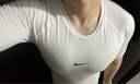 耐克(NIKE)春夏男短袖T恤 速干透气 紧身衣 运动休闲FB7933-100白M 实拍图