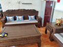景典 红木家具 非洲鸡翅木(学名：非洲崖豆木) 中式古典实木沙发客厅 全实木客厅家具 福禄呈祥113五件套 实拍图