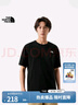 北面（The North Face）短袖T恤男女同款小熊帐篷露营宽松透气休闲半袖春夏新款 JK3/黑色 XL /180 实拍图