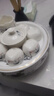 恒古（Heregur）储水式茶台潮汕家用圆形功夫茶具茶道配件小茶盘青花陶瓷简约茶托 10英寸茶海茶池 24.5cm-雪景-单独茶盘 实拍图