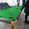 都格台球桌标准型钢库家用斯诺克商用成人球桌子中式黑八室内 9尺 银腿-【高配】-1.0钢库 实拍图