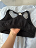 迪卡侬运动内衣跑步健身薄款防震裹胸美背文胸背心RUNW-黑色L-2756077 实拍图