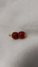 心佑天然南红单珠 老型桶珠散珠小金刚108颗配饰星月菩提百香籽腰顶珠 南红老型桶珠·7mm对珠·附证书 实拍图