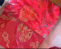 思泽 结婚包袱皮红布婚庆包盆布喜盆包裹布红包袱布新娘女方陪嫁嫁妆 【双层】彩色龙凤1个 实拍图