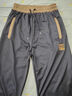妄潮冰丝薄款休闲裤男春夏直筒运动长裤子男士韩版潮流百搭大码工 【冰丝凉感跑量款】K200深灰 2XL 建议体重130-140斤可穿 实拍图