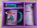 杯具熊（BEDDYBEAR）开口笑儿童双饮保温杯男女小学生宝宝吸管水杯送礼保温壶女士杯子 熊孩子双饮保温杯-小买手600ml 实拍图