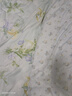 富安娜出品馨而乐床上四件套200x230cm被套单件 印花床单被罩三件套床品 仙踪绿【柔软舒适 清爽透气】 1.8米床-四件套 床单款 230*229cm 实拍图