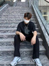 佐优品夏季宽松直筒速干运动冰丝裤子男士休闲裤潮流薄款阔腿长裤男 (两件装)黑色+深灰色 XL (建议体重115-135斤) 实拍图