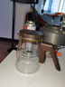顶壶（DESKPOT）无杆玻璃内胆飘逸杯磁吸泡茶壶茶水分离懒人泡茶神器耐高温冲茶壶 磁吸滑动泡茶壶【短嘴款】 750ml 实拍图