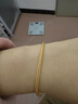 周生生黄金手链 足金素圈蛇骨链男女款手环90193B计价6.75克 实拍图