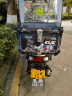 星骑侠裂行pcx160摩托车尾箱uy125uu铝合金尾箱巧格i电动车小牛n1后备箱 50升勇者无畏黑+内衬+快拆底座 实拍图