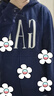 Gap男女装印花字母logo抓绒连帽卫衣休闲660128外套 海军蓝 165/88A(S) 亚洲尺码 实拍图
