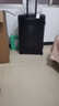 海澜之家行李箱男女学生铝框拉杆箱旅行箱登机箱密码箱托运大容量 曜石黑-拉链【杯架+质保一年】 29英寸 【93L托运箱 8-12天出行】 实拍图