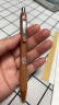 斑马牌（ZEBRA）子弹头按动中性笔0.5mm 真好系列 学生刷题笔记写字笔 办公用签字笔C-JJ3 茶色杆黑芯 单支装 实拍图