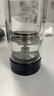 希诺双层玻璃杯磁吸式茶水分离杯子男高档茶杯水杯XN-7013紫罗兰370mL 实拍图