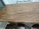 笗篱胡桃木大板茶桌原木大板办公桌黑胡桃木实木茶台茶几整板大板餐桌 大板预付款（余款到付） 实拍图