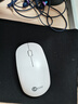 联想来酷无线蓝牙轻音充电鼠标轻声便携小巧商务办公台式电脑苹果笔记本电脑通用鼠标USB接口 白色2.4G无线（电池版） 2.4G 实拍图
