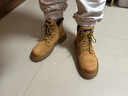 Dickies男士马丁靴高帮时尚男靴工装靴情侣靴男 土黄 41 -男款  实拍图