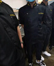 凡黛克餐饮厨师工作服男短袖套装夏季薄款酒店饭店食堂后厨服装定制长袖 麦穗短袖黑色 170/L 实拍图