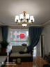 灯尉仕客厅吊灯新中式全屋灯具套餐轻奢大气餐厅灯复式楼别墅中国风灯饰 6头-配全光谱三色光源 实拍图