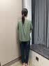 奉孝妈妈夏装2026新款套装棉麻小衫女士夏季洋气中老年女装短袖上衣50 实拍图