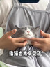 驭瑛撸猫围裙专用衣服抱猫服猫咪剪指甲固定包神器围兜防毛罩衣不粘毛 轻薄-撸猫围裙(带洞) 实拍图