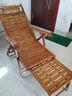 千番町竹椅躺椅摇摇椅折叠午休凉椅成人阳台懒人逍遥椅客厅坐躺两用家用 胡桃色躺椅【赠透气垫+按摩锤】 竹椅 实拍图