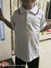 罗蒙男童短袖polo衫校服春夏新款T恤女童班服 条纹白色短袖POLO衫 120 实拍图