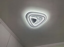 HD led智能语音吸顶灯 大客厅卧室全屋灯饰智能灯具包安装套餐 星雨智能方形/78W/50*7cm 实拍图