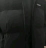 太平鸟男装羽绒服灯芯绒拼接男短款冬季情侣面包服 黑色 XL  实拍图