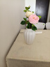 京东鲜花 陶瓷花瓶法式高级感小插花复古水培玫瑰鲜花客厅摆件白色奶油风 实拍图