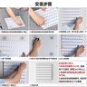 班哲尼洞洞板免打孔玄关置物桌面书衣架墙面厨房挂钩收纳柜配件定制套装 实拍图