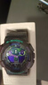 卡西欧（CASIO）G-SHOCK 海洋之心潮流炫色运动双显男表 霓彩武士 GA-100BL-1ADR 实拍图