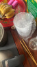 佳茉一次性航空杯110ML塑料加厚茶语杯功夫茶杯小酒杯饮品茗杯60只 实拍图