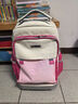京商日本拉杆书包小学生三到六年级中学生大容量护脊可爬楼三轮拉杆包 三轮红粉拼色 实拍图