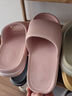 华美健步居家情侣凉拖加厚拖鞋防滑静音马卡龙男女凉拖鞋HM618浅绿38-39码 实拍图