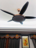 佑家（YOUKAIN）客厅吊扇灯大风力餐厅风扇灯现代简约变频电风扇带灯吊扇 53寸语音 沙铜金 变频6档配遥控 实拍图