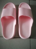 夏季防滑老人鞋孕妇室内外浴室拖鞋速干不臭脚凉拖鞋女送爸妈 粉色 38-39 【适合37-38码】 实拍图