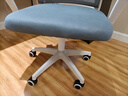 忆琳居电脑椅家用舒适办公椅子书桌椅学生家用靠背会议座椅宿舍学习久坐 【滑轮款】海绵款-白框灰网 实拍图