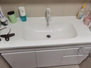 顾家家居（KUKA）落地浴室柜陶瓷一体盆洗脸手盆柜组合洗手台卫浴柜洗漱台G-06204 120cm白色|除雾美妆智能款 实拍图
