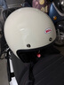 BELL经典复古3/4头盔Custom500四季碳纤维摩托车机车头盔骑行通风透气 custom500-红蓝条纹 XL码(适合57-58cm头围) 实拍图