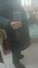 京东京造【聚热羽绒plus+】男士羽绒服外套冬季防钻绒中长款黑色XXL 实拍图