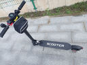 菲尼泰电动滑板车迷你折叠男女代步两轮小型电瓶车轻便上班代驾车 黑色约20-30公里带照明灯防爆胎 实拍图