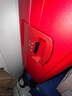 新秀丽（Samsonite）欧洲进口时尚纯色卡扣拉杆箱男女旅行行李箱 10U红色 25英寸托运箱 实拍图